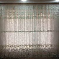 پرده حریر|پرده، رانر، رومیزی|تهران, شهرک فردوس (حسینی)|دیوار