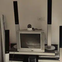 تلویزیون تلویزیون ۲۱ اینچ با میز و باند و ...