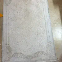 چهار عدد فرش سفید رنگ ماشینی کاشمیر ترکیه