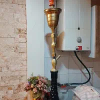 قلیان تنه برنجی پایه بلند