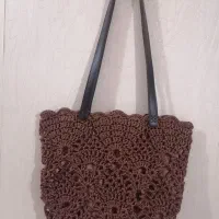 کیف مکرومه سه سوزنه