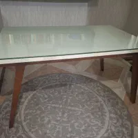 میز ناهار خوری ۶ نفره چوب راش