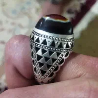انگشتر نقره دست ساز استاد ملکی قدمتی