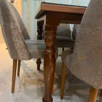 میز نهارخوری ۸نفره چوب راش در حد نو