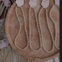 گردنبند مروارید درشت سنگی