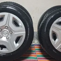 فروش چهار حلقه رینگ و لاستیک سایز ۱۵ بارز درحد