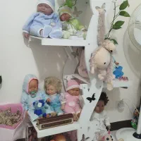 شلف ایستاده سفید طرح پروانه سالم و شیک