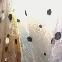 پرده حریر شیشه ای