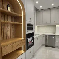 کابینت mdf مدرن و هایگلس اقساط ۶ ماهه