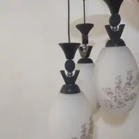 لوستر سه شاخه با طرح زیبا