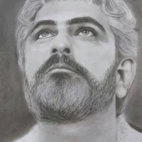 آموزش طراحی چهره سیاه قلم