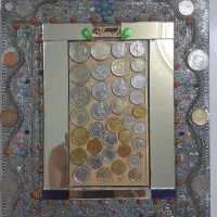 سکه قدیمی با قاب قیمت توافقی