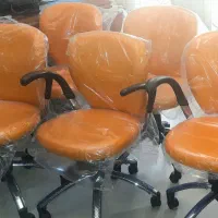 ست ۶تایی صندلی چرخدار قابل تنظیم اداری راحتیران-نو