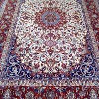 قالیچه اعلا کرک و ابریشم اصفهان