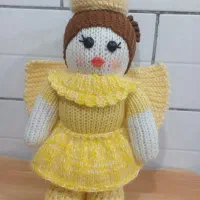 عروسک دستبافت فرشته