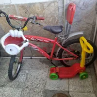 دوچرخه سالم و یه اسکوتر کودک