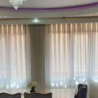 پرده پذیرایی با پنل مخمل