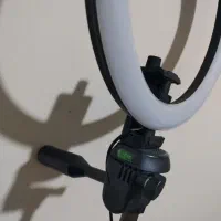 رینگ لایت 7رنگ با پایه دوربین