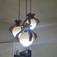 لوستر چوبی کاملا نو استفاده نشده