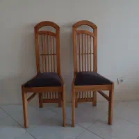 صندلی چوبی جفت