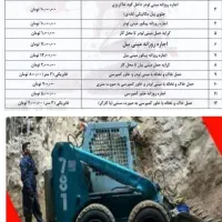 بابکت مینی لودر توماس خاکبرداری پیکور تخریب