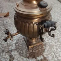 سماور ذغالی برنجی نو