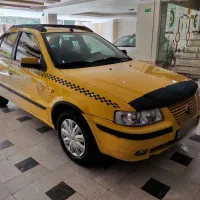 تاکسی گردشی سمند مدل ۹۵ بیرنگ    EF7