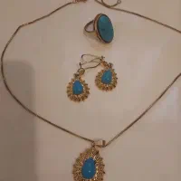 نیم ست فیروزه ای