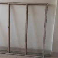 پنجره اهنی کامل با شیشه