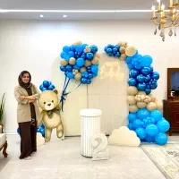 بادکنک آرایی و گل آرایی افتتاحیه