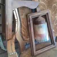 چراغ آویز دیواری چوبی
