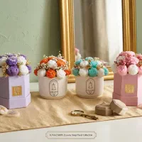 باکس گل معطر شمع جاودانه