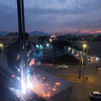 جوشکاری سیار و سقف سبک نبشی کشی