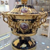 ظروف  سورمه ای لیلی مجنون آنتیک