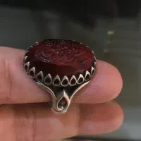 عقیق با ذکر سیدالشهدا نقره