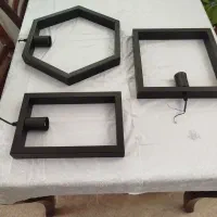 لوستر فلزی تک شاخه و چند شاخه و حبابی