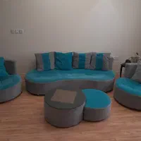 مبل راحتی همرا با جلو مبلی