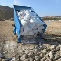 حمل شن ،نخاله و مصالح ساختمانی