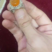 انگشتر نقره عقیق مردانه