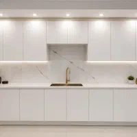 تمام چوب شیک و آماده/۶ متر کابینت/قیمت کارگاهی