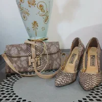 ست کیف و کفش پوست ماری شیک36