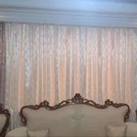 پرده پارچه ای در حد نو