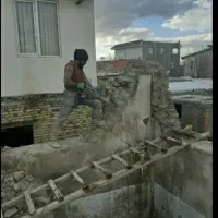 تخریب بنا تیغه های اضافی نصب درب و پنجره چاه کنی