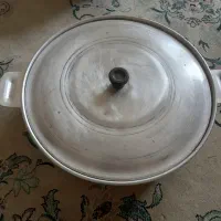 تابه و آبکش بزرگ روحی قدیمی نو