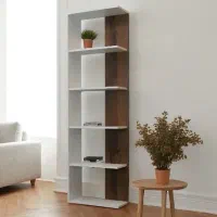 کتابخانه k60(تولیدی قفسه استند شلف ویترین کتابخونه