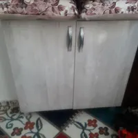 کابینت دو در چوبی