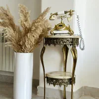 میز تلفن برنز