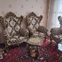مبل سلطنتی ۹نفره طلایی