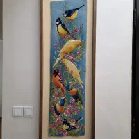 تابلو فرش چله ابریشم