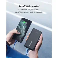 پاور بانک فست شارژ 15v ravpower 20000